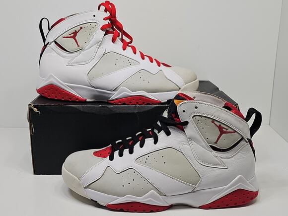 Size 12 - Air Jordan 7 Retro 2015 Hare 304775-125 VERY GOOD WITH BOX